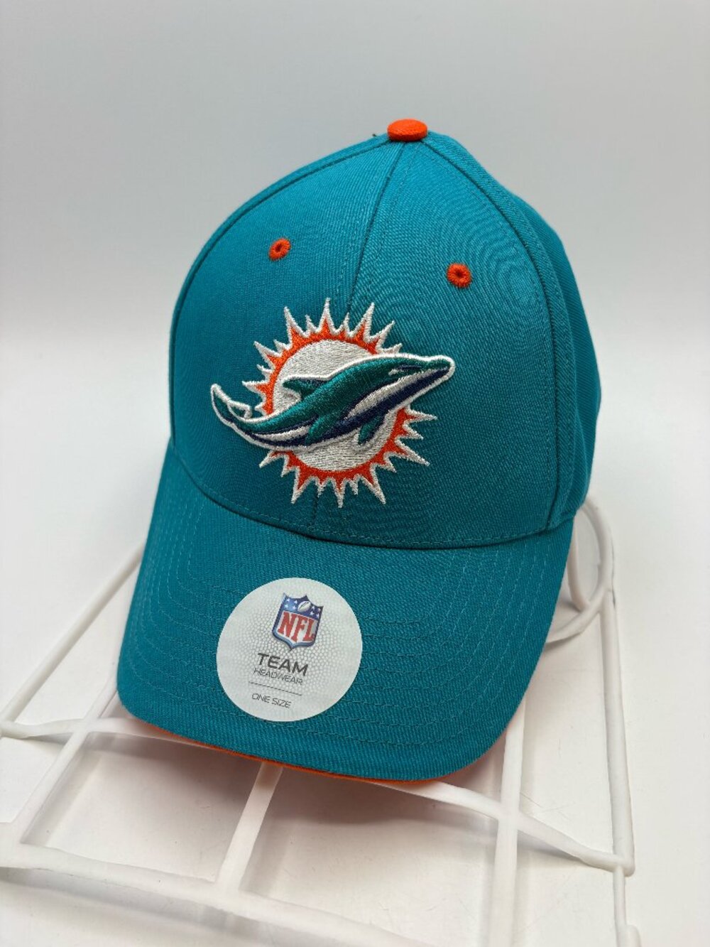 Miami Dolphins NFL Team Apparel Aqua Cap NWT
